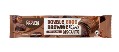 Double Choc Brownie Chocolate Biscuits